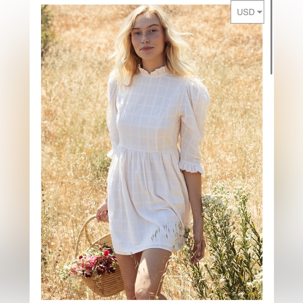 Kara Thoms SCARLETTE dress in cream